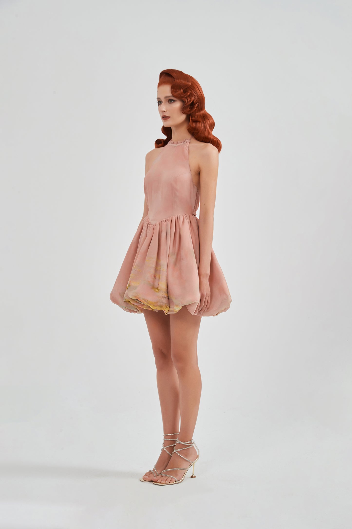 CallRinDuck Pink mini dress pink side