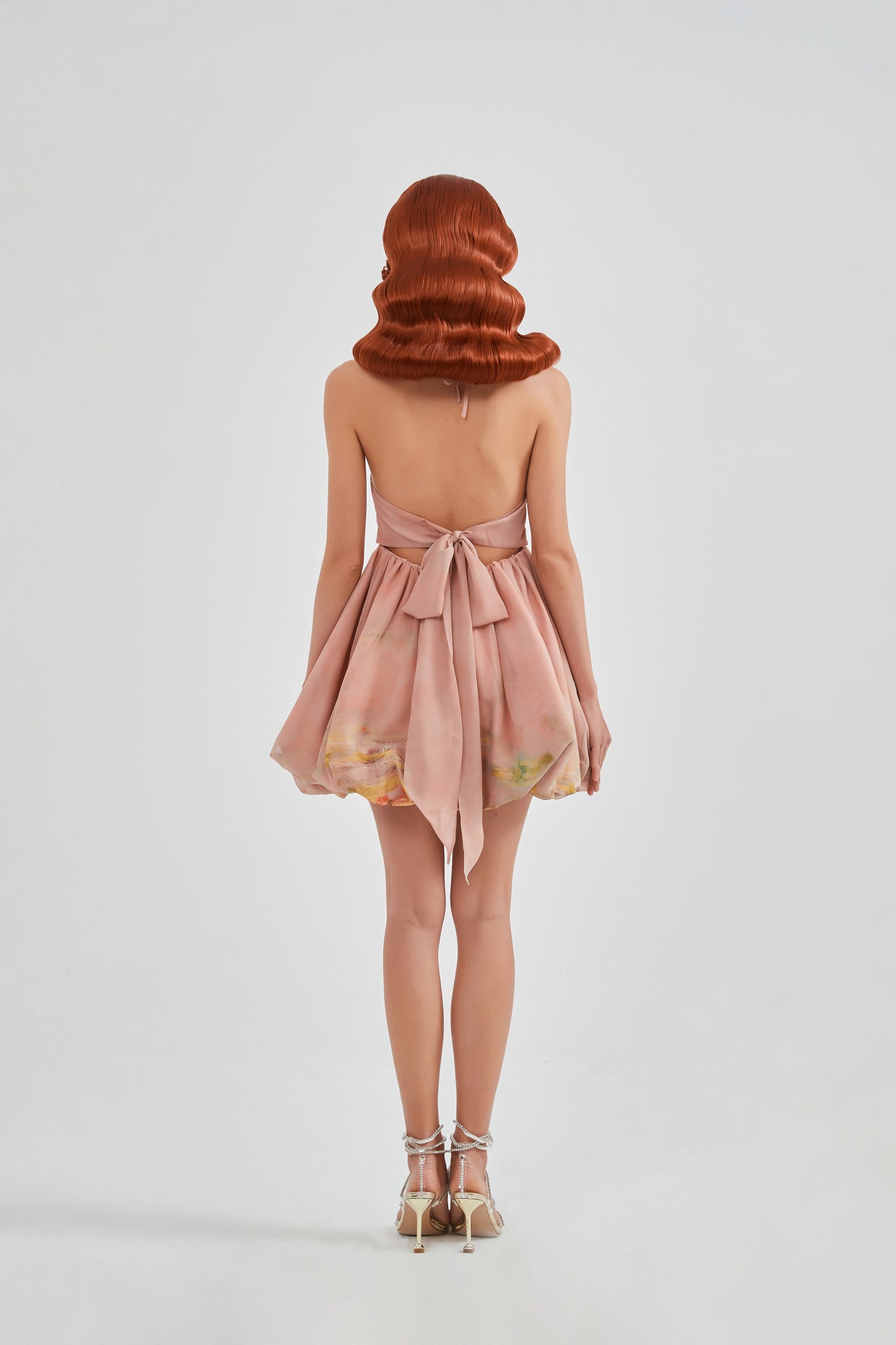 CallRinDuck Pink mini dress pink back