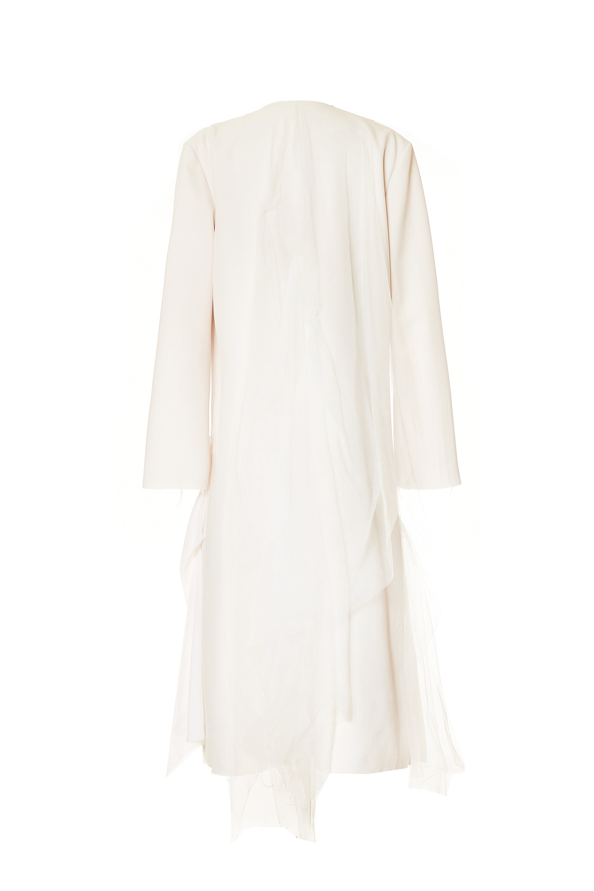 Elywood White Long Suit Jacket 2