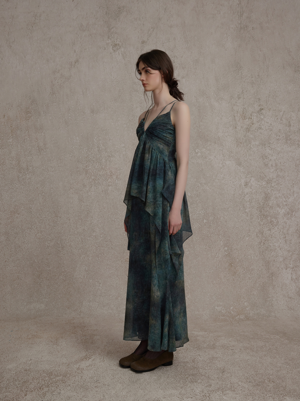 Elywood Cyan  Maxi Dress side