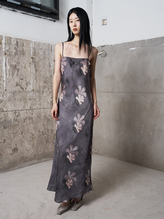 Printed Floral Midi Dress