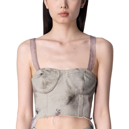 Plant-Dyed Effect Denim Jeans