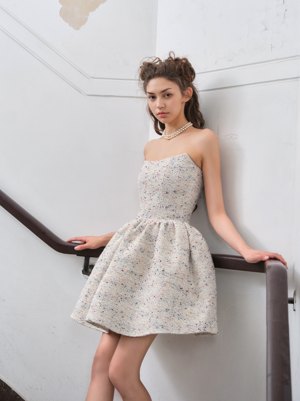 Poping Candy Strapless Mini Dress