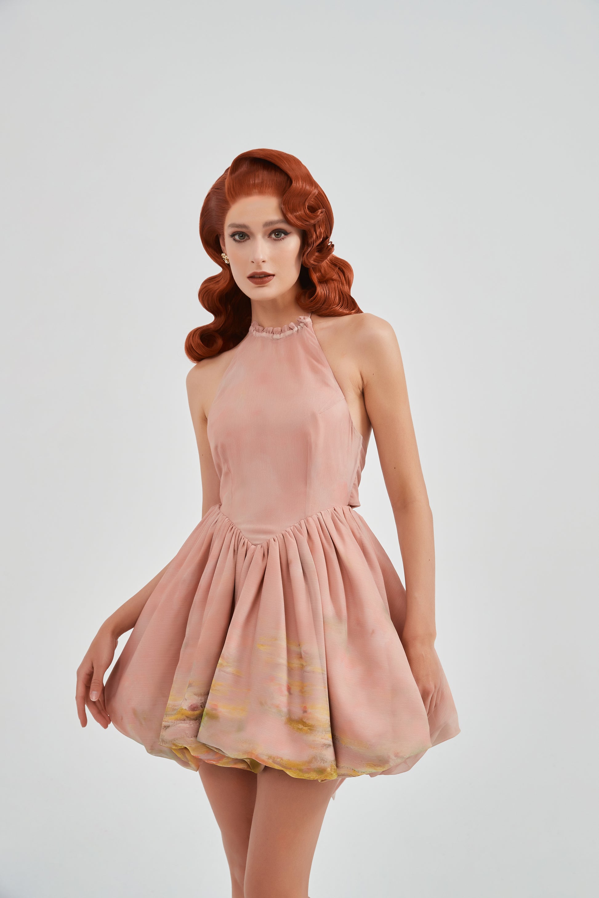 CallRinDuck Pink mini dress pink front