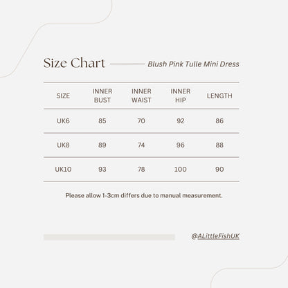 wardrobes by chen pink tulle mini dress size chart