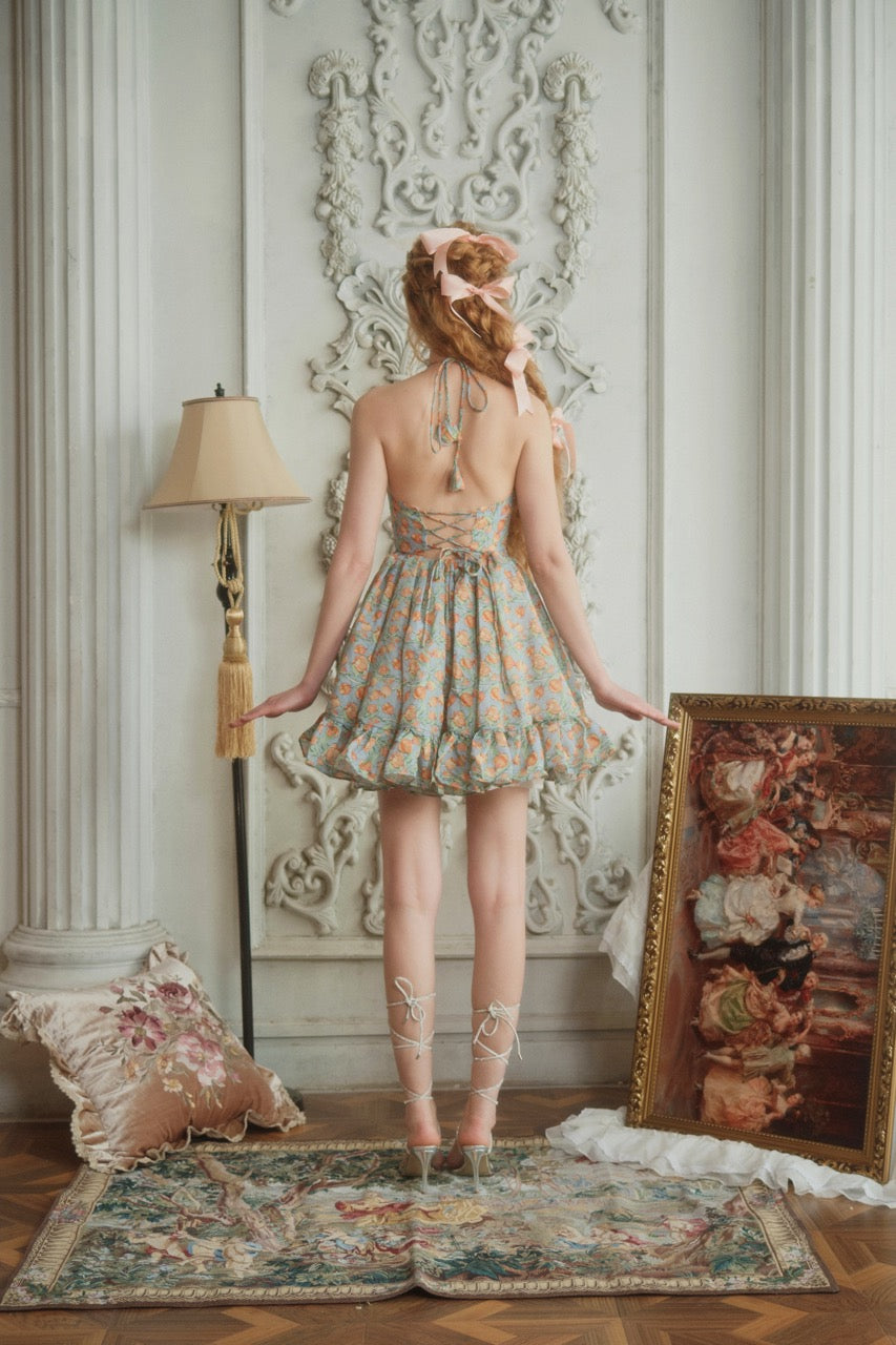 Call Rin Duck Floral Dress back
