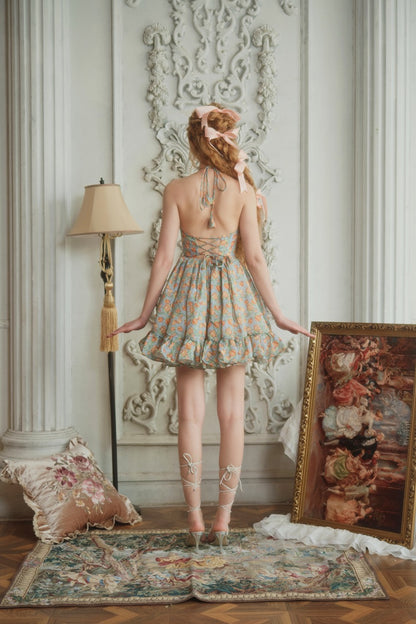 Call Rin Duck Floral Dress back