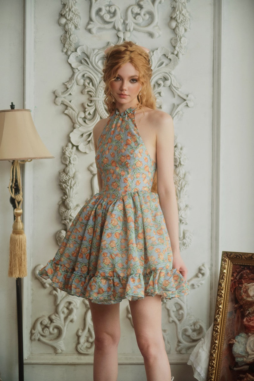 Call Rin Duck Floral Dress detail