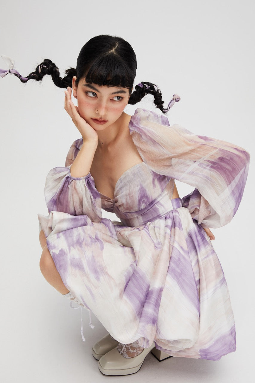 Call Rin Duck Purple Dress _2