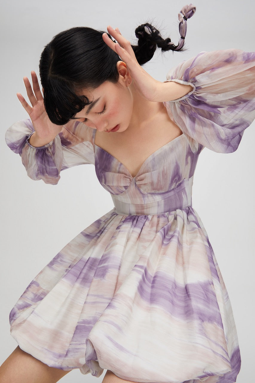 Call Rin Duck Purple Dress _3