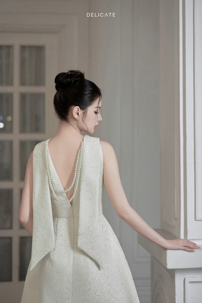 Emma A-line Jacquard Mini Dress