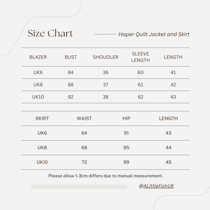 Haper Quilt Jacket and Skirt