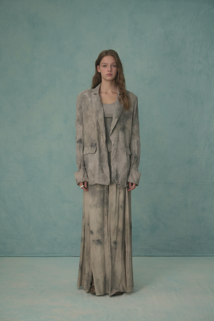 Plant-dyed Silk Blend Blazer