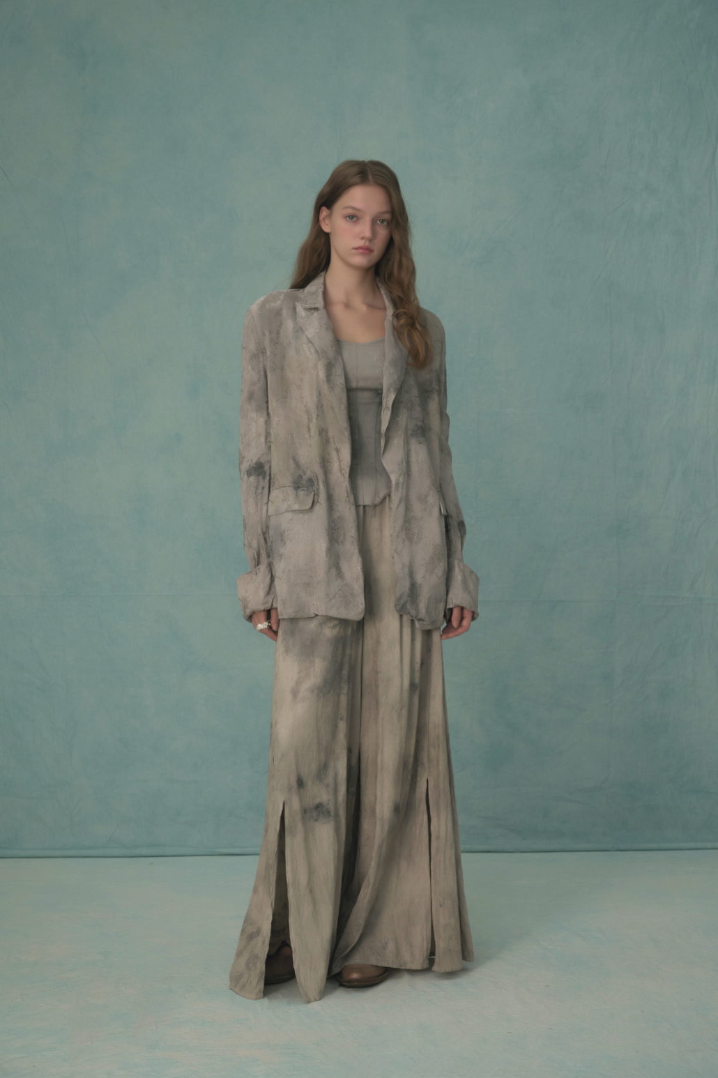 Plant-dyed Silk Blend Blazer