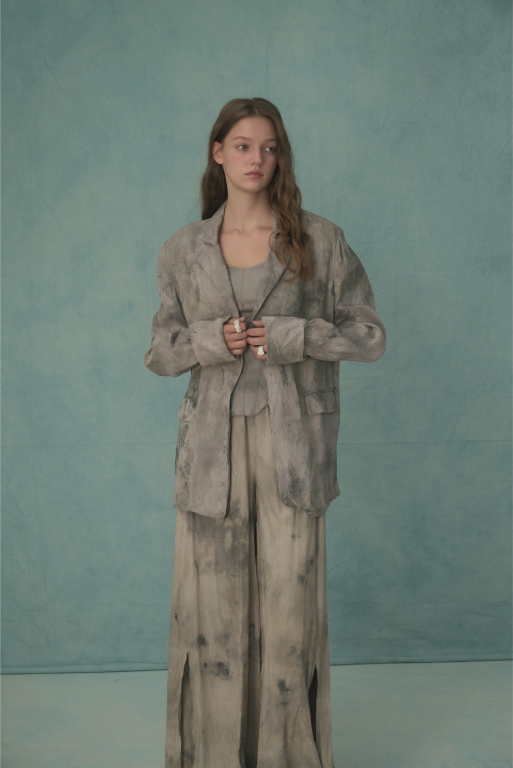 Plant-dyed Silk Blend Blazer