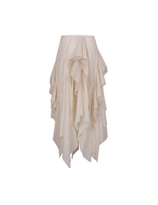 Wool Midi Skirt