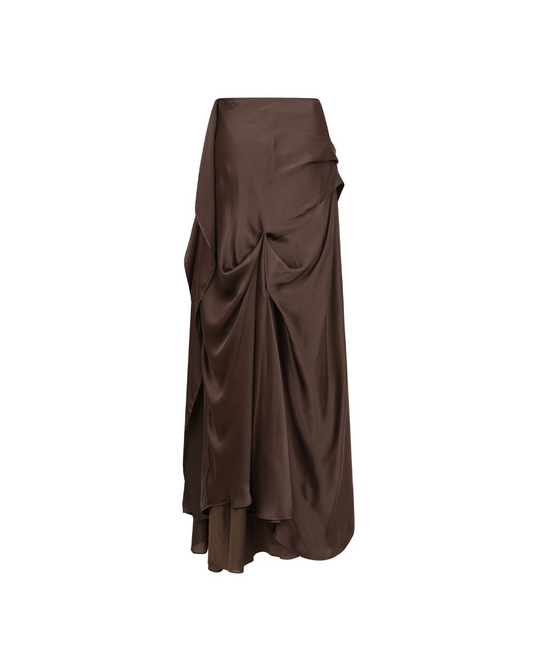 ELYWOOD Green Midi Skirt
