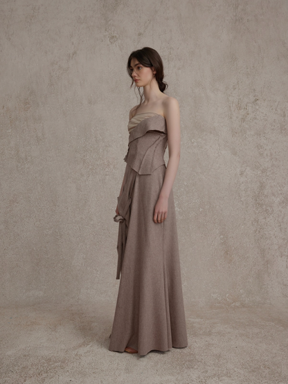 Elywood Purple Top and Skirt side