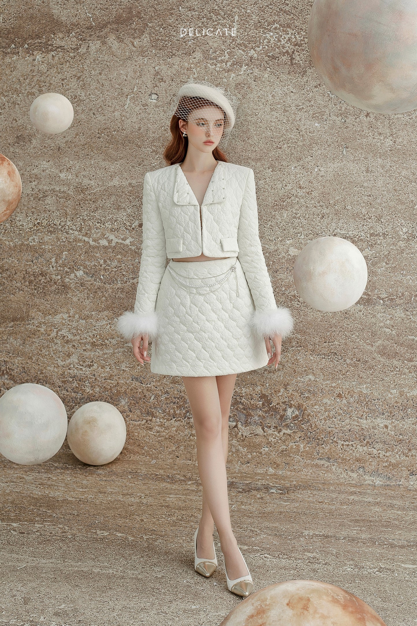Haper Quilt Jacket and Skirt