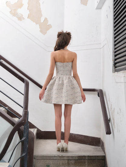 Poping Candy Strapless Mini Dress