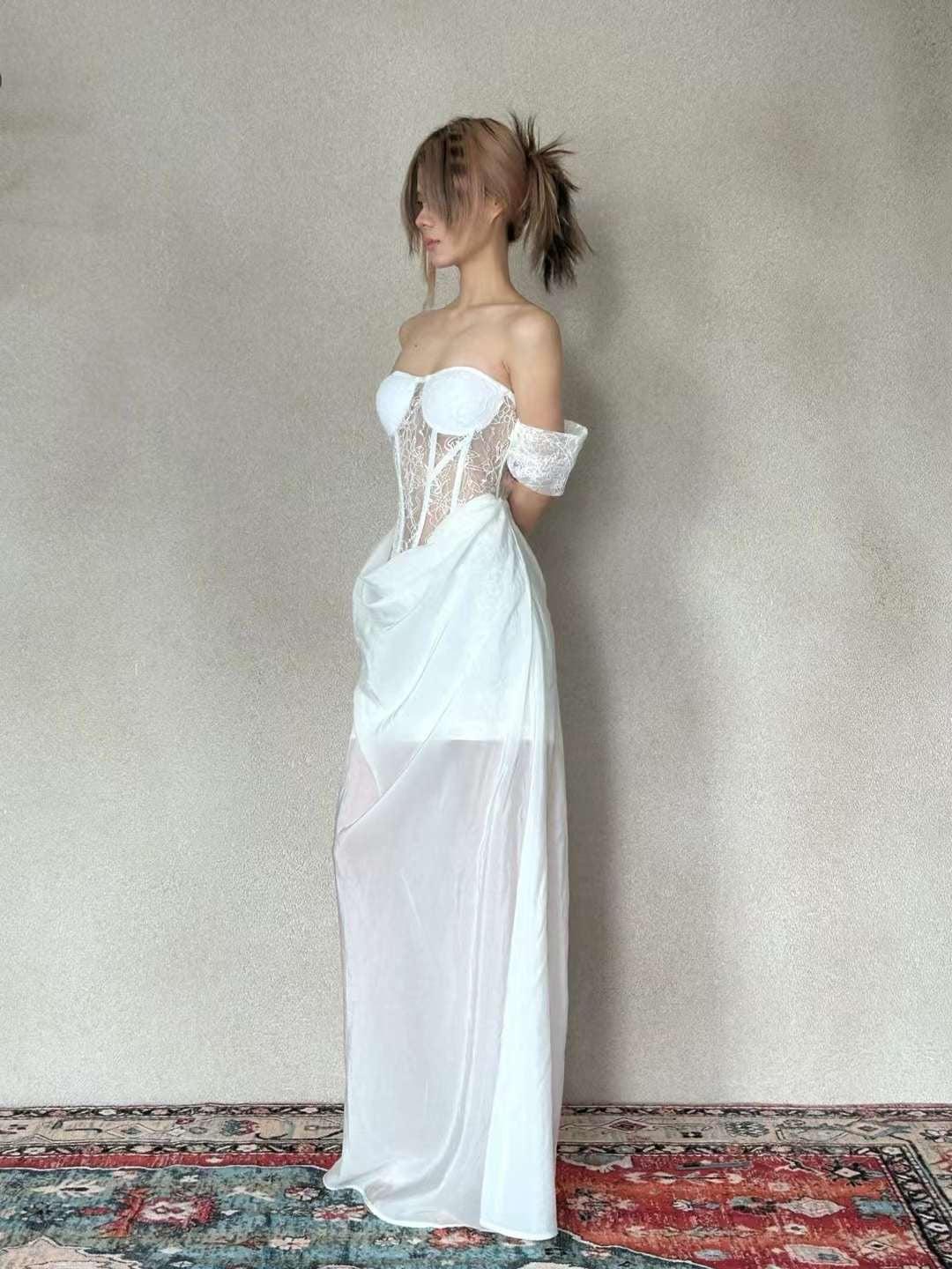 Noelani Lace Midi Dress