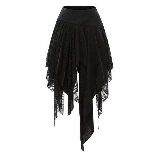 Elywood Black  Lace Skirt
