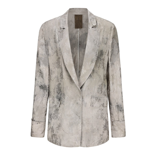 Plant-dyed Silk Blend Blazer