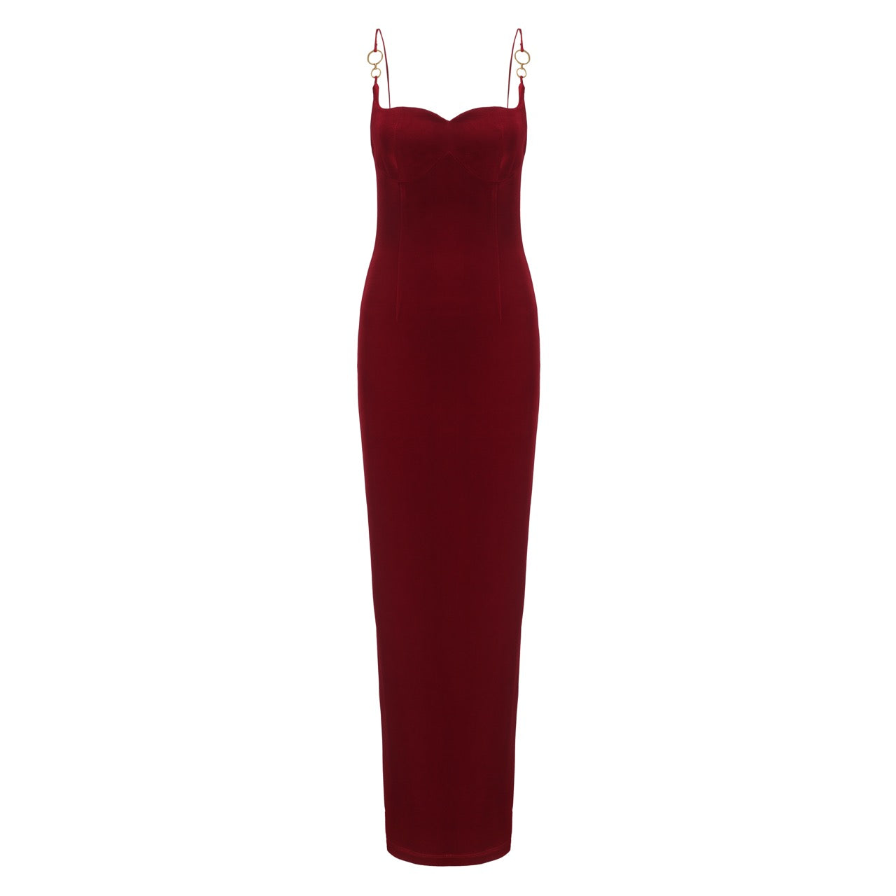 Gigi Midi Dress in Red