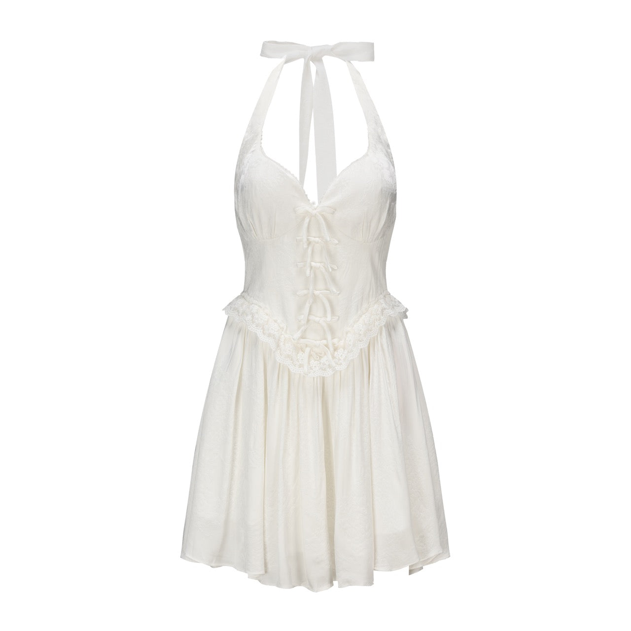 Allie Mini Dress in White