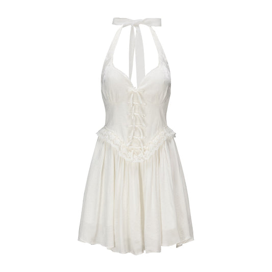 Allie Mini Dress in White