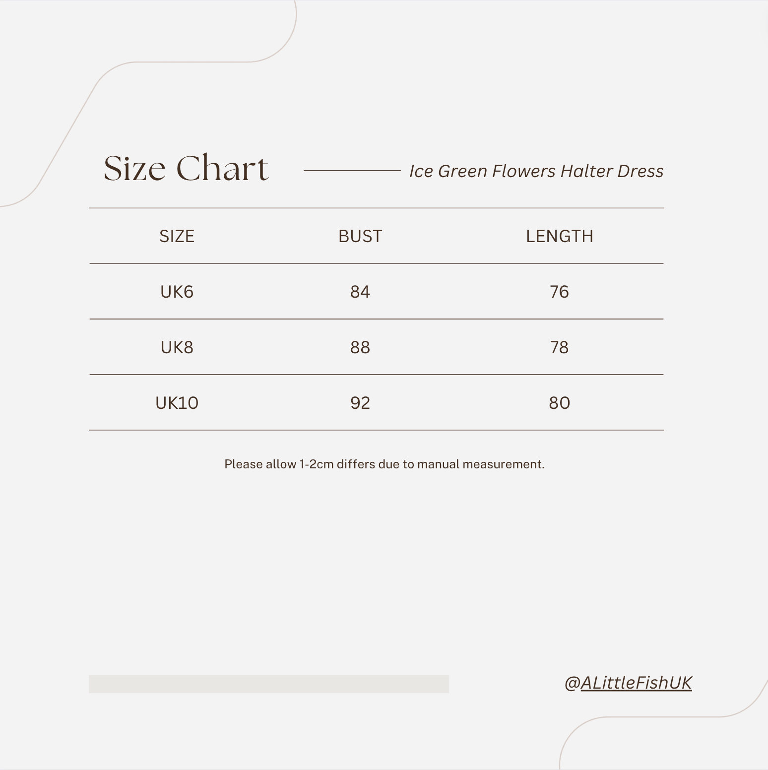 wardrobes by chen ice green blossom halter dress size chart
