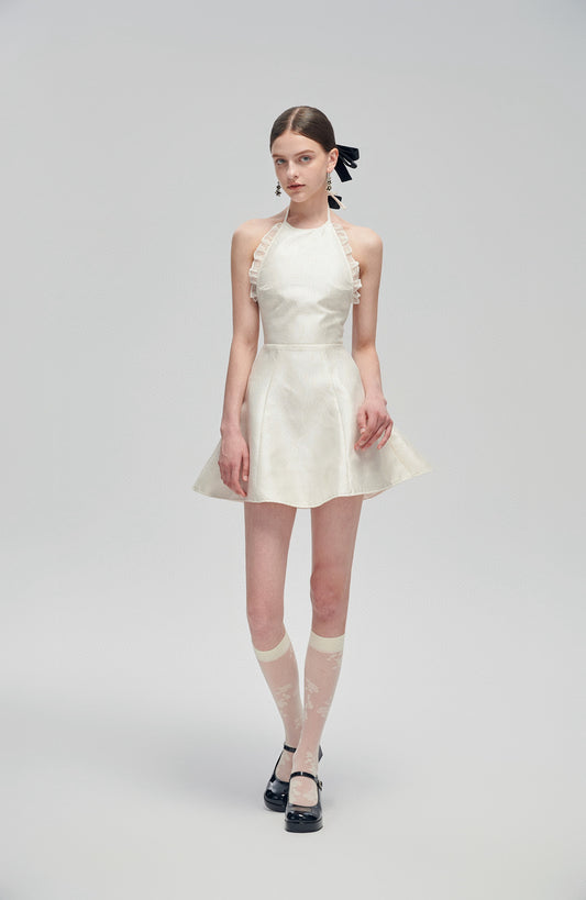 FaSogno_White_Mini_Dress_front