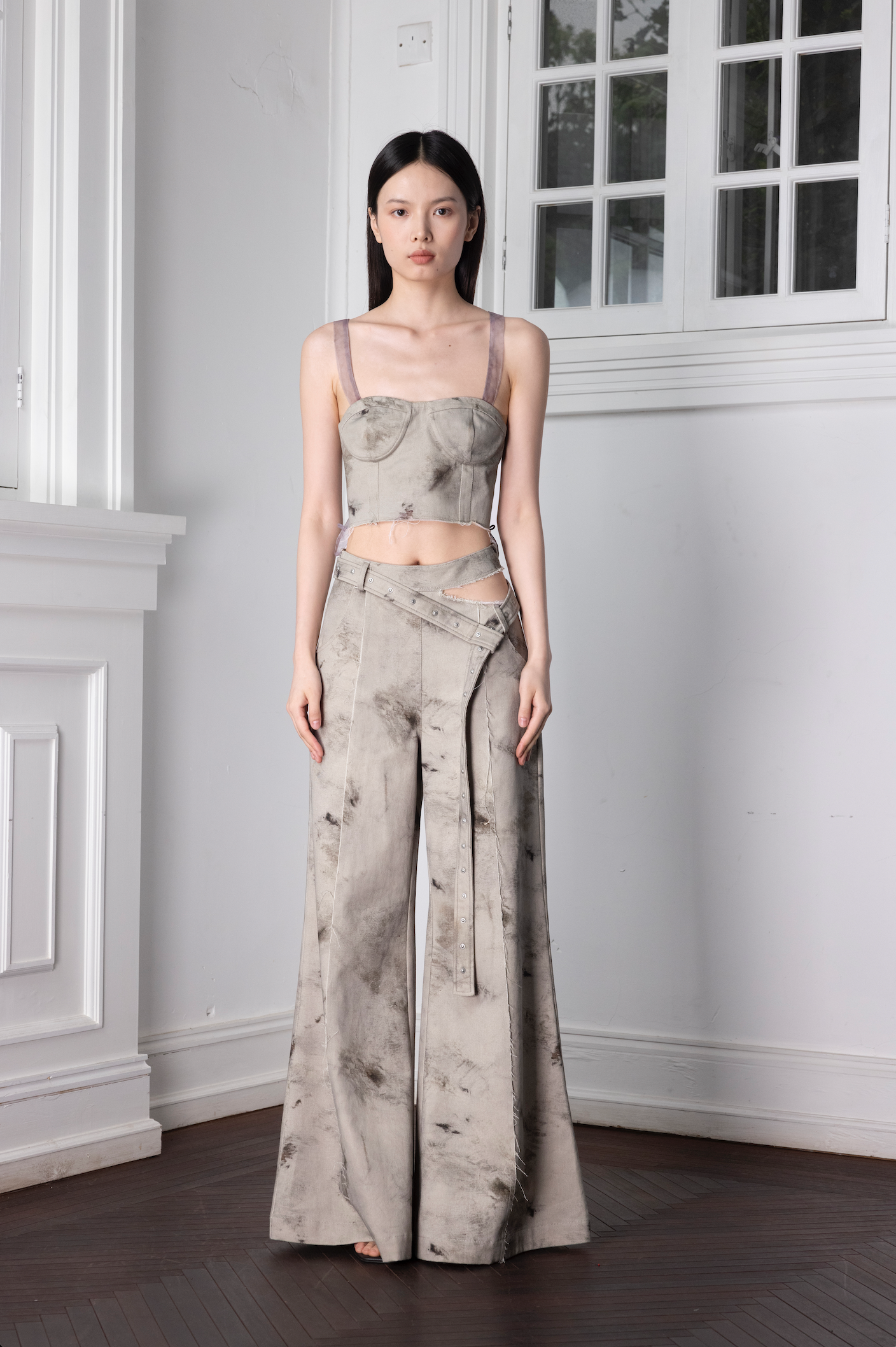 Plant-Dyed Effect Denim Jeans