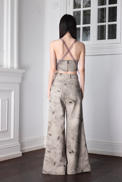 Plant-Dyed Effect Denim Jeans