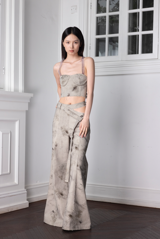 Plant-Dyed Effect Denim Jeans