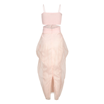 Mist Midi Dress in Pink