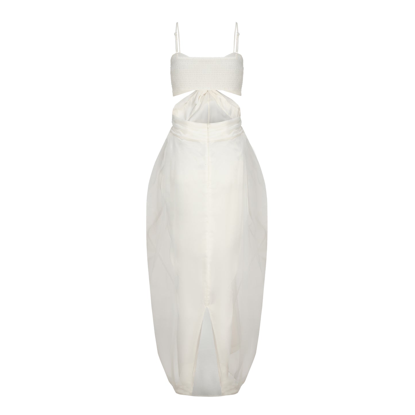 Mist Midi Dress in White
