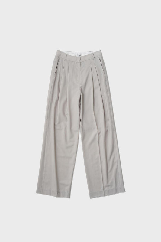 Basic Long Trousers in Light Grey