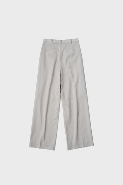Basic Long Trousers in Light Grey