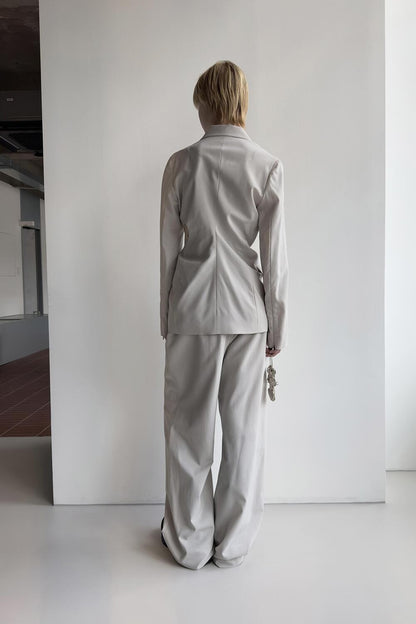 Sleek Slim Cut-out Blazer