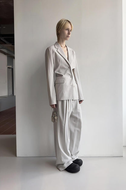 Sleek Slim Cut-out Blazer