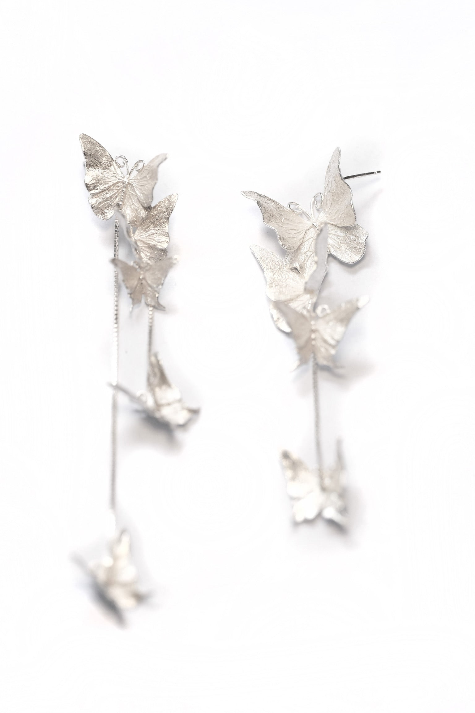 Asymmetrical Butterfly Earrings