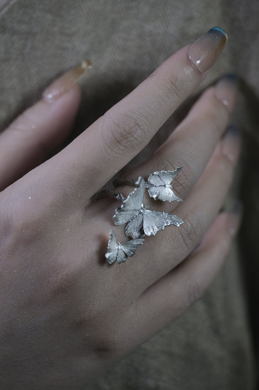 Butterfly Ring Silver