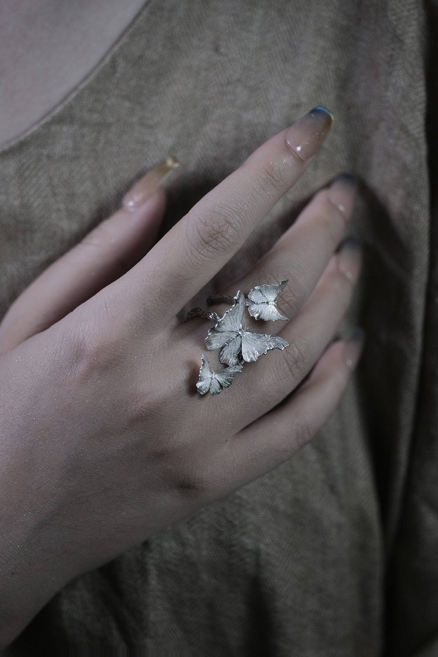 Butterfly Ring Silver