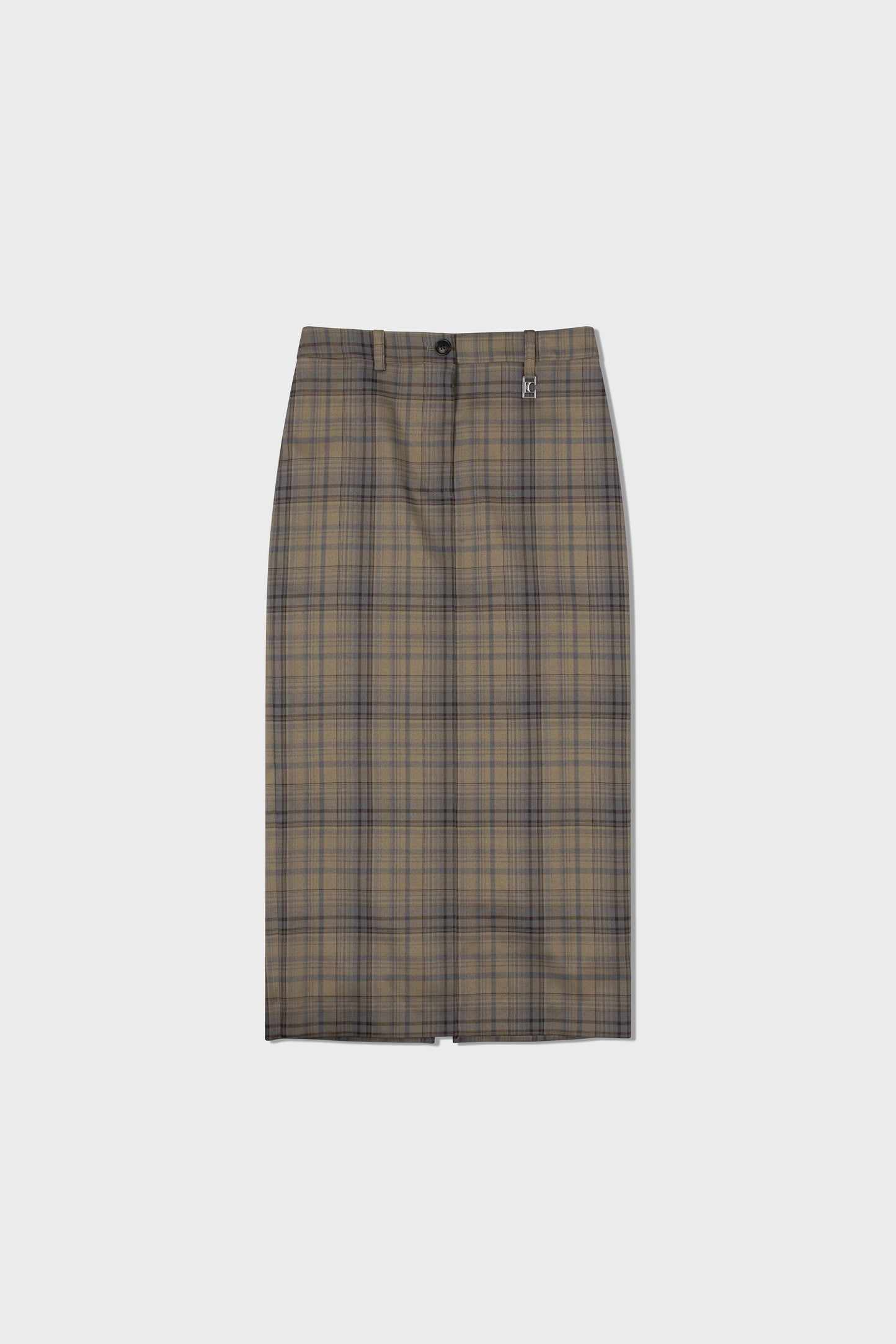 Checked Maxi Skirt