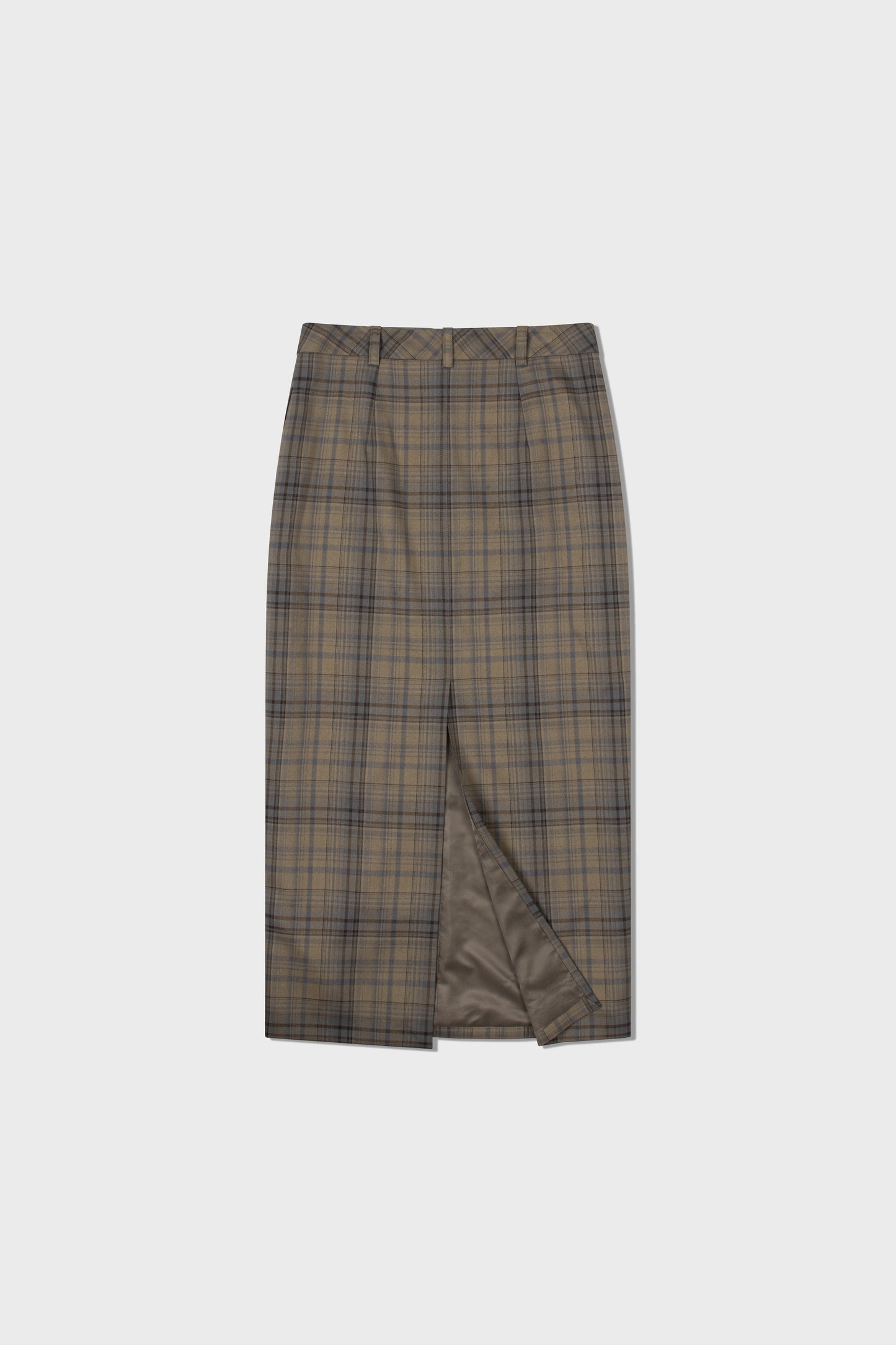 Checked Maxi Skirt