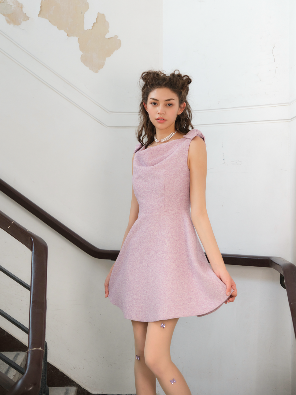 Lavender Mini Dress