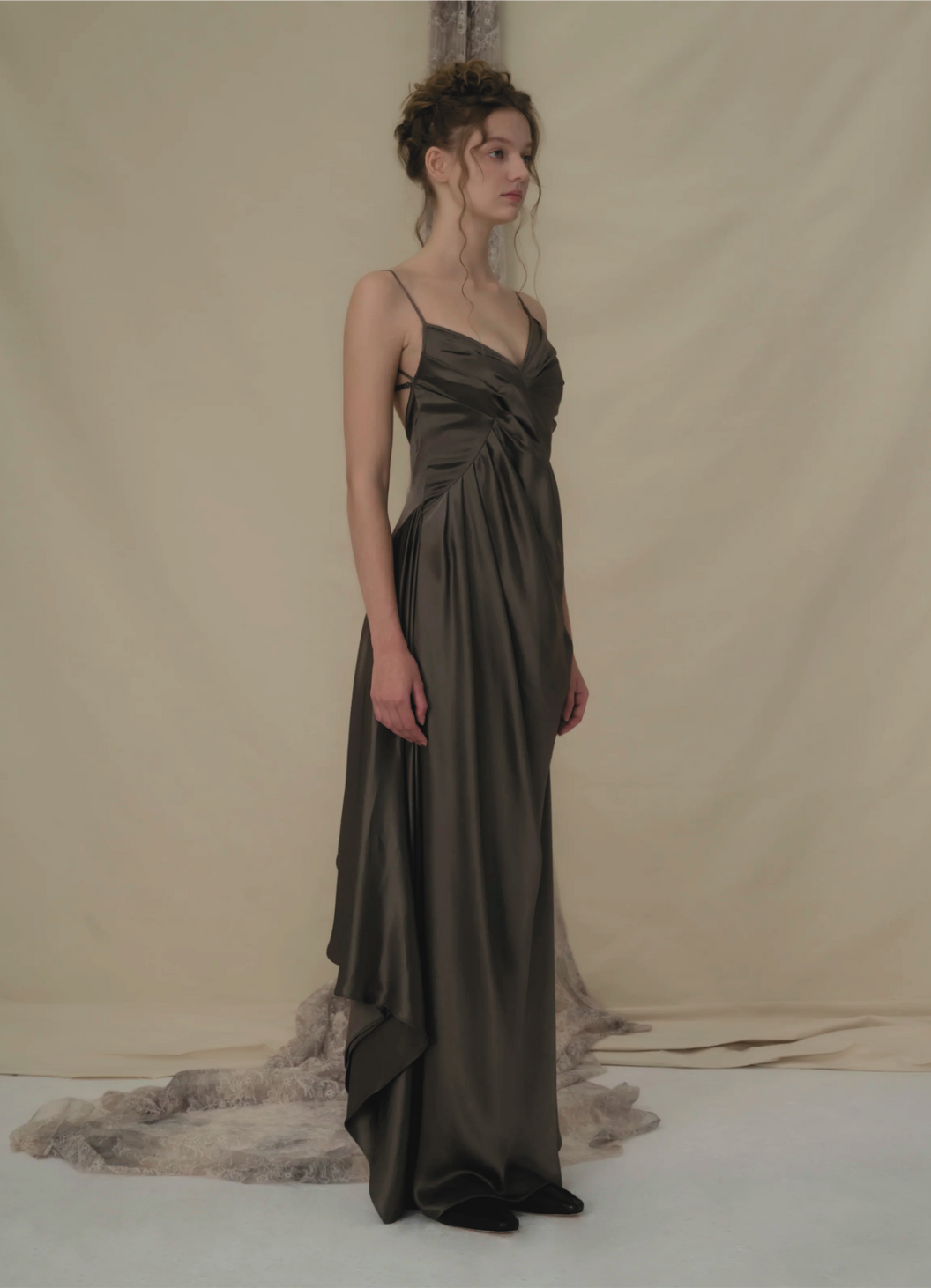 Olive Camisole Dress