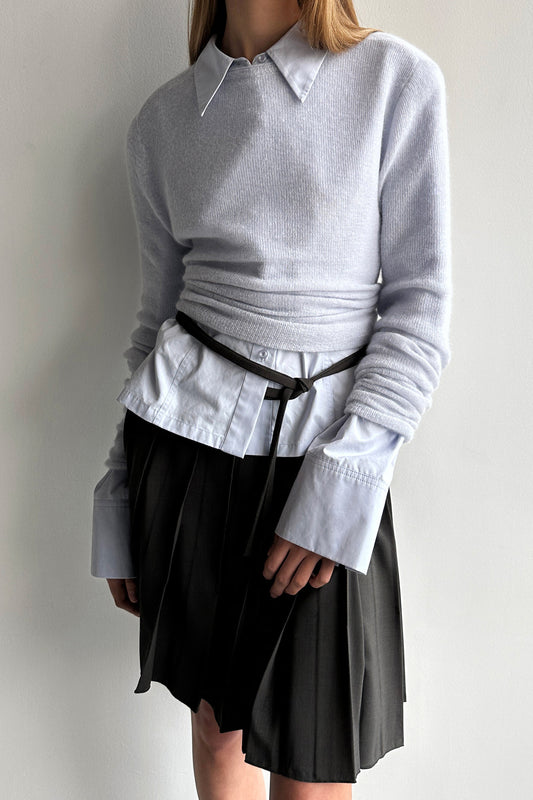 Sleek Mohair Knit Top