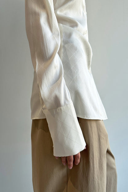 Ivory Silk Shirt